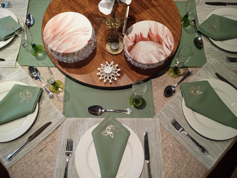 Pot Covers | 3 Piece Set | Red Floral - Image 2