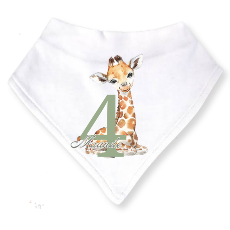 Baby 3 Month Milestone Bib Set | Gender Neutral Wild One | 4 | 6m | Afrikaans - Image 2