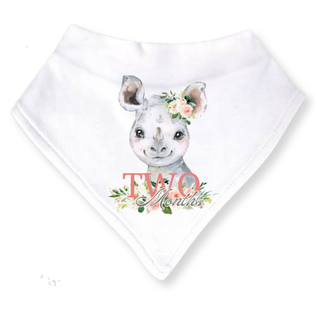 Baby 3 Month Milestone Bib Set | Girls Wild One | 1 | 3m | English - Image 4