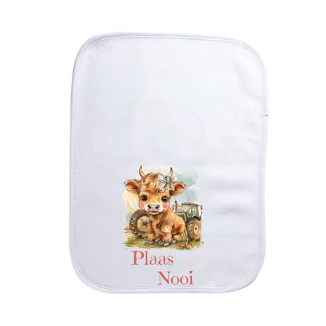 Baby | 3 Piece Burp Cloth and Bandana Bib Gift Set | Combo#2 | Plaas Nooi - Image 3