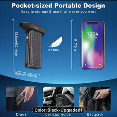 Ultimate Braai Portable Air Blower | USB Rechargeable | Charcoal/Grill Blowing - Image 5