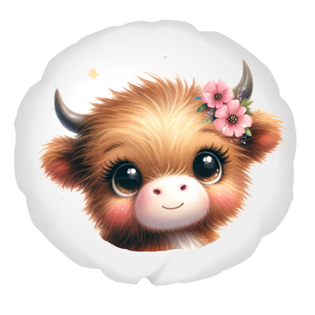 Duvet Cover Set & Waterproof Fitted Sheet | Highland Cow Girl - Image 2