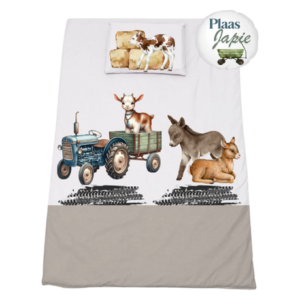 Baby Bedding Set | Duvet, Pillow & Scatter | 1040x720mm | Plaas Japie