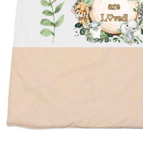 Cot Duvet Cover Set & Waterproof Fitted Sheet | You are loved - Image 2