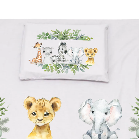 Cot Bedding Set | Duvet, Pillow & Scatter | Neutral Wild One - Image 3