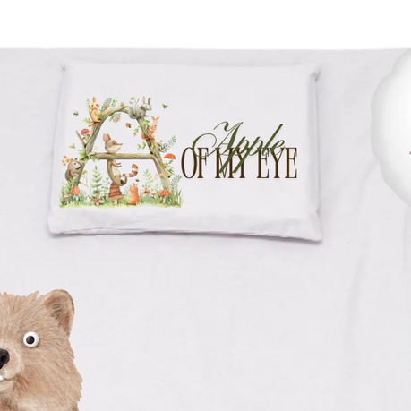 Cot Bedding Set | Duvet, Pillow & Scatter | Apple of my eye - Image 3