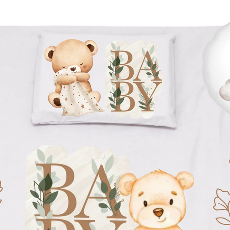 Cot Bedding Set | Duvet, Pillow & Scatter | Baby Teddy - Image 4