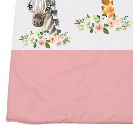 Cot Duvet Cover Set & Waterproof Fitted Sheet | Girls Wild One - Image 2