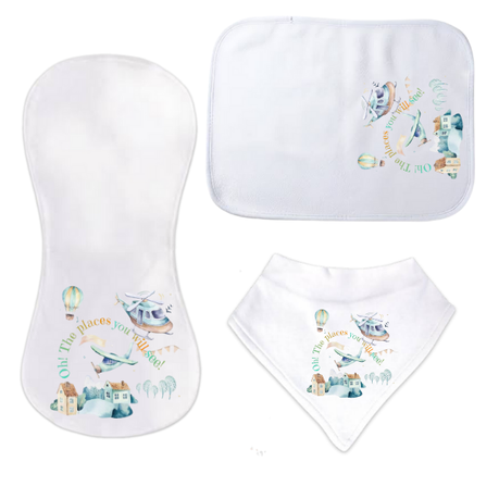 Baby | Baby Shower Full Gift Set | Burp cloths Hooded Towel Sleeping bag |Air Transport - Image 5