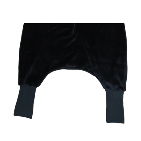 Baby | Toddler | Onesie | Sleeping Bag with Mittens | Mongolian Fleece | Black - Image 3