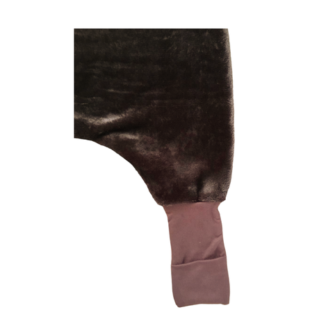 Baby | Toddler | Onesie | Sleeping Bag with Mittens | Mongolian Fleece | Brown - Image 2