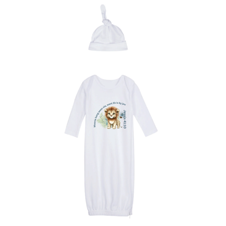 New Born | Sleeping Bag,Swaddle,Hat&Birth Announ | Hello World | Moenie bang wees - Image 3