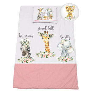Cot Bedding Set | Duvet, Pillow & Scatter | Girls Wild One