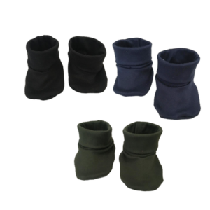 Baby Bed Socks Winter | Dty | 3 Pack | Black, Navy & Olive