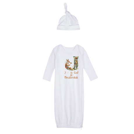 New Born | Sleeping Bag, Swaddle, Hat&Birth Announc |Hello World |J is God se Meesterstuk - Image 4