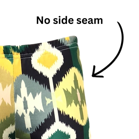 Baby | Toddler | Kids | Full-Length Leggings | Ikat Green & Black - Image 4