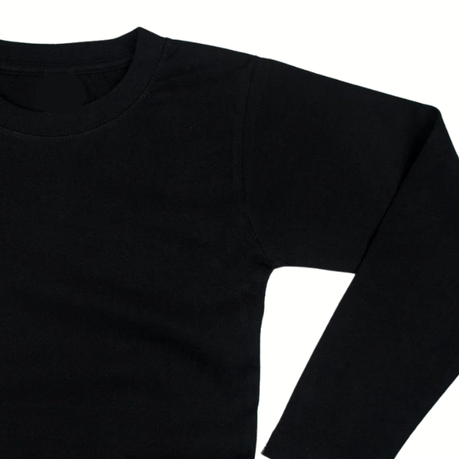 Baby | Toddler | Kids | Princess Long Sleeve Glitter Dress | Black & Royal Blue - Image 2