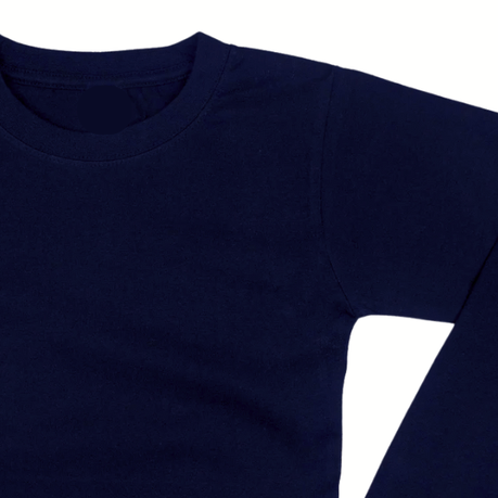 Baby | Toddler | Kids | Princess Long Sleeve Glitter Dress | Navy & Royal Blue - Image 2