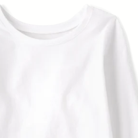 Baby | Toddler | Kids | Princess Long Sleeve Glitter Dress | White & Rose Pink - Image 2