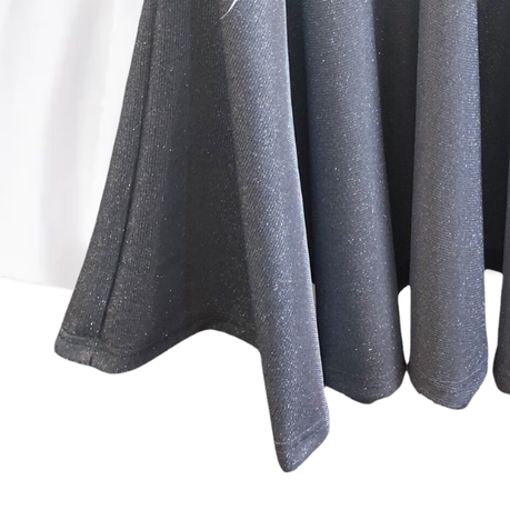 Baby | Toddler | Kids | Princess Long Sleeve Glitter Dress | White & Light Blue - Image 5