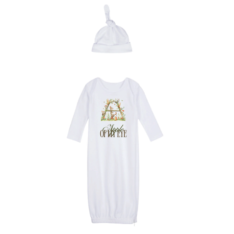 New Born | Sleeping Bag,Swaddle,Hat&Birth Announc | Hello World | Farmer Pink - Image 3
