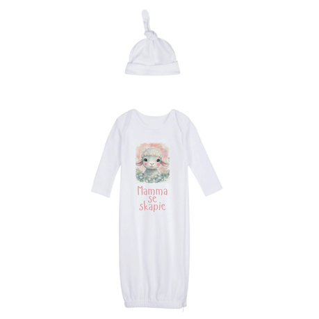 New Born | Sleeping Bag,Swaddle,Hat&Birth Announc | Hello World | Mamma se skapie - Image 4