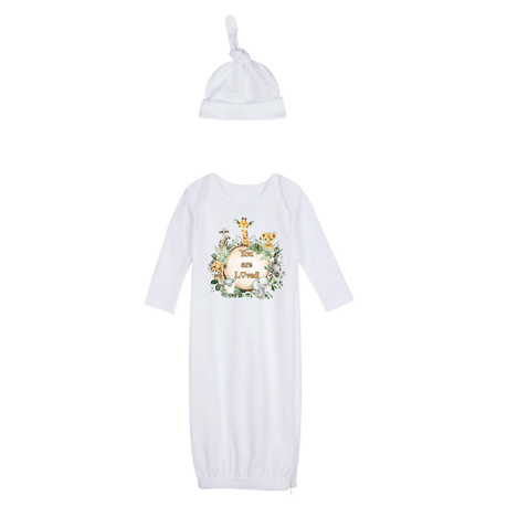 New Born | Sleeping Bag, Swaddle,Hat&Birth Announc Hello World | You are loved - Image 4
