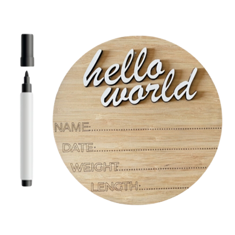 Newborn | Sleeping Bag, Swaddle, Hat, & Birth Announce World | Teddy Land - Image 2