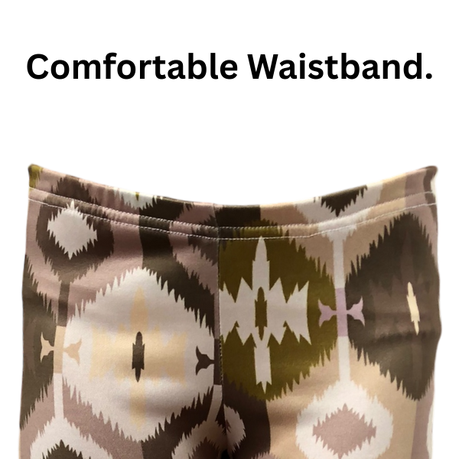 Baby | Toddler | Kids | Full-Length Leggings | Stone Ikat & Black - Image 3