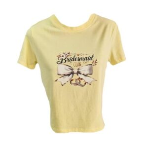 Bridesmaid | Woman Short sleeve T-Shirt with Bridesmaid club design