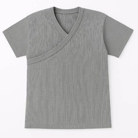 Baby | Toddler | Easy Over Summer Shirt and Harem Nappy Cover | Grey - Image 4