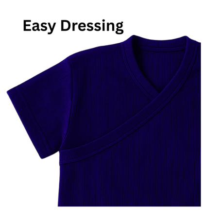 Baby | Toddler | Easy Over Summer Shirt and Harem Nappy Cover | Navy - Image 3