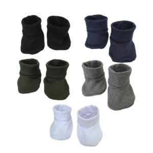 Baby Bed Socks Winter | Dty | 5 Pack | Black, Navy, Olive, Grey & White