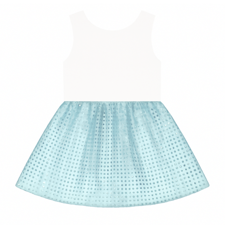 Baby | Toddler | Kids | Sleeve Less Sleeve Sequins Dress | Blue - Image 2