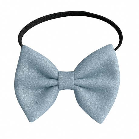 Baby | Toddler | Kids | Black Pants & Glitter Suspender & Bow Tie Set | Black & Light Blue - Image 6