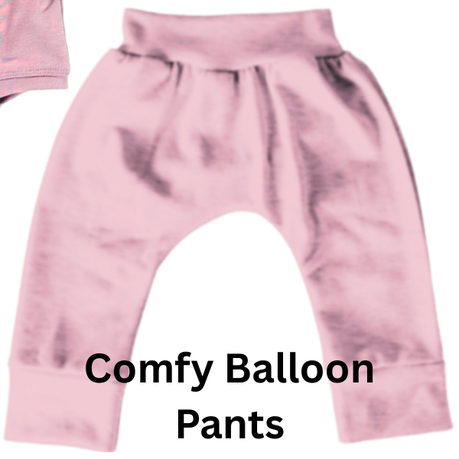 Easy Over Cotton Long Sleeve Vest And Balloon Pants | Dusty Pink - Image 4