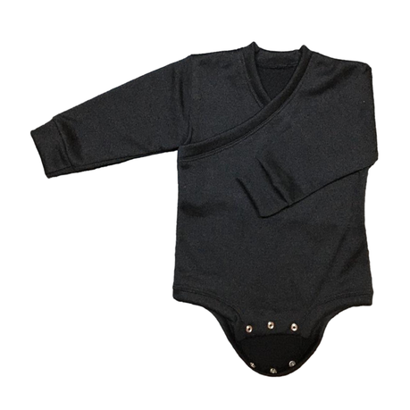 Easy Over Cotton Long Sleeve Vest And Balloon Pants | Black - Image 2