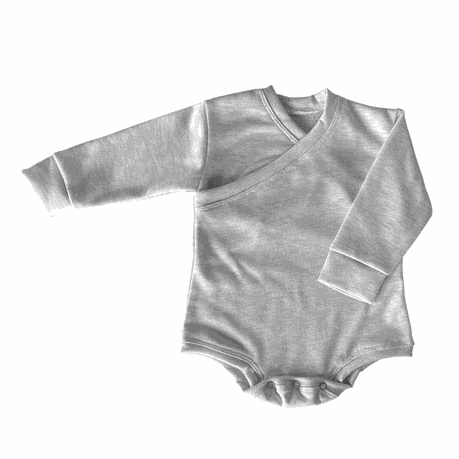 Easy Over Cotton Long Sleeve Vest And Balloon Pants | Grey - Image 2