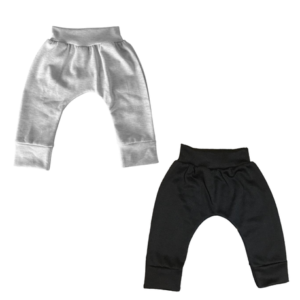 Mix and Match Balloon Pants | Grey & Black