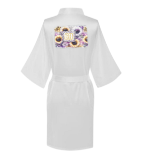 Mom Printed Summer Gown | Purple MAMA