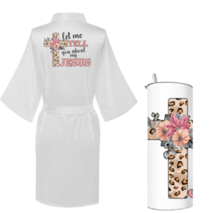 Mom Printed Summer Gown with Tumbler| Let me tell you
