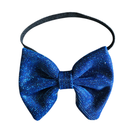 Baby | Toddler | Kids | Black Pants & Glitter Suspender & Bow Tie Set | Navy & Royal Blue - Image 7