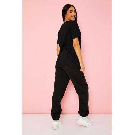 Bridesmaid Shirt | I Saw It First Ladies Black | Bridesmaid Slogan Oversized T-Shirt - Image 5