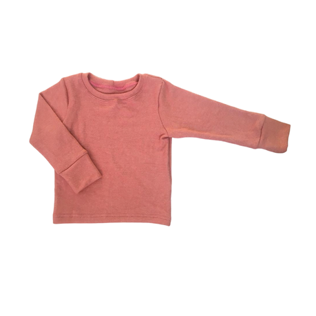Winter Set Soft and Comfy | Balloon Pants and Long Sleeve Shirt | Pink - Image 3