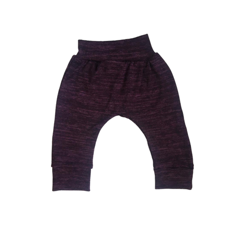 Winter Set Soft and Comfy | Balloon Pants and Long Sleeve Shirt | Plum - Image 2