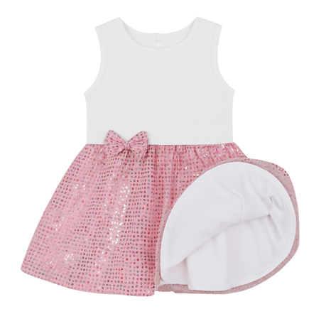 Baby | Toddler | Kids | Sleeve Less Sleeve Sequins Dress | Pink - Image 3