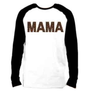 Ladies Long Sleve T-shirt | Leopard Print