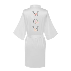 Mom Printed Summer Gown | MOM with Butterflies