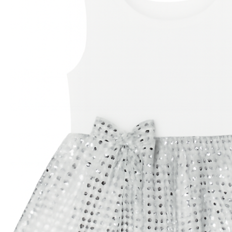 Baby | Toddler | Kids | Sleeve Less Sleeve Sequins Dress | Silver - Image 3