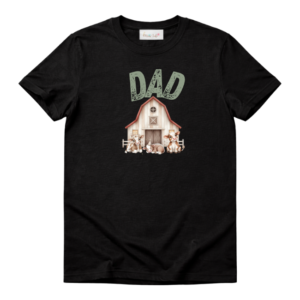Baby & Dad |Short Sleeve Tshirt | Eng | Farmer Green